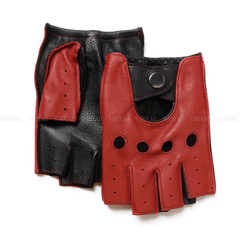 Leather Driving Glove - Męskie rękawiczki na wiosnę, 100% czysta