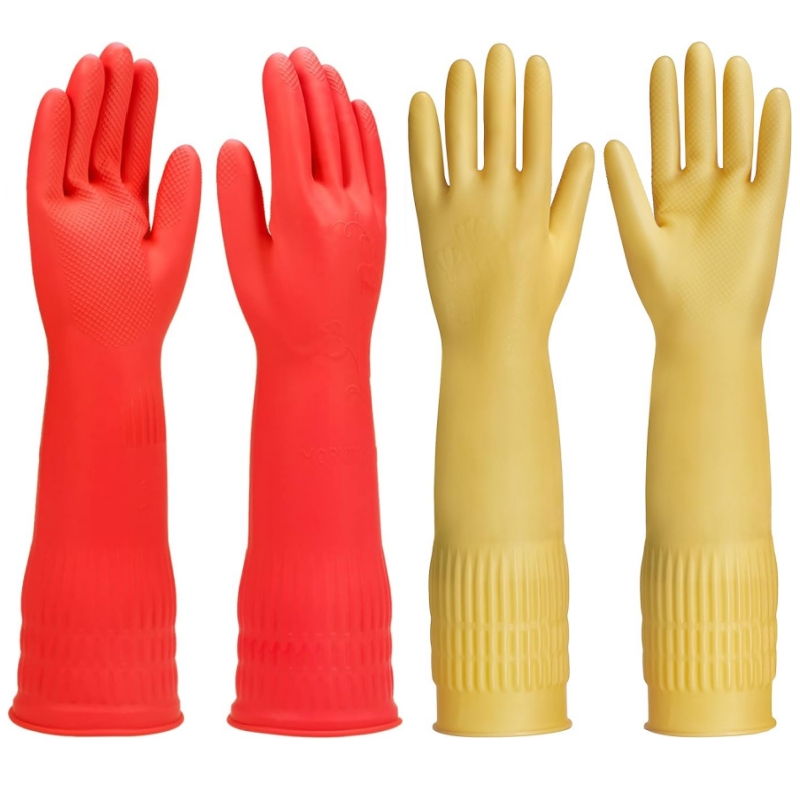 Rubber Glove Cleaning - Rękawice gumowe do czyszczenia, bardzo długie,