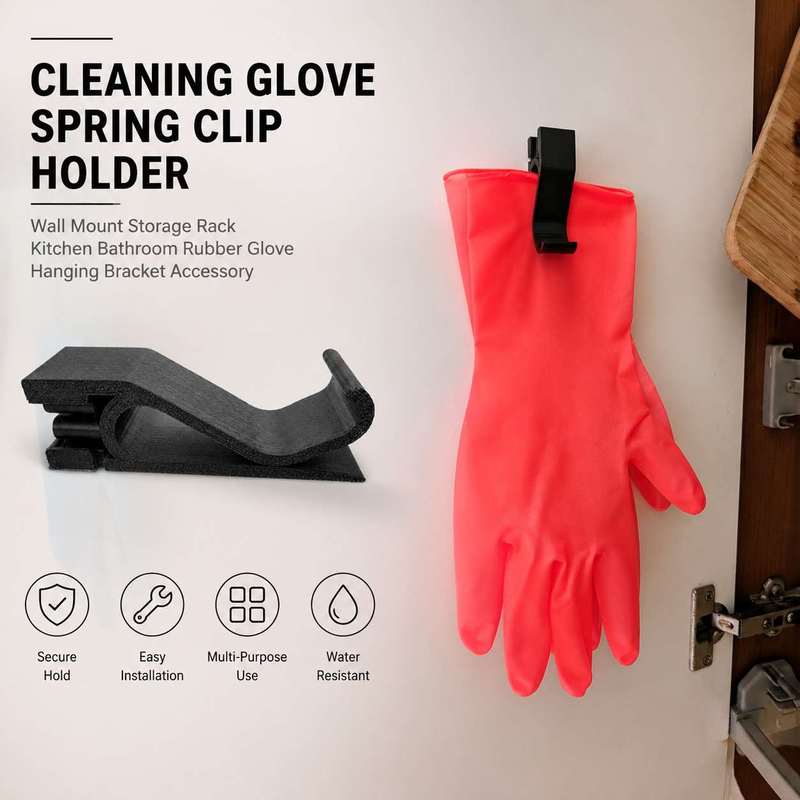 Uchwyt ścienny z zaciskiem spr – Rubber Glove Cleaning recenzja i cena